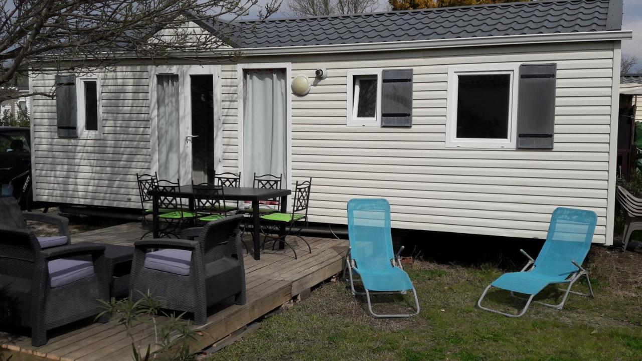 Mobil home récent clim 3ch Camping3* piscine Argelès-sur-Mer Extérieur photo
