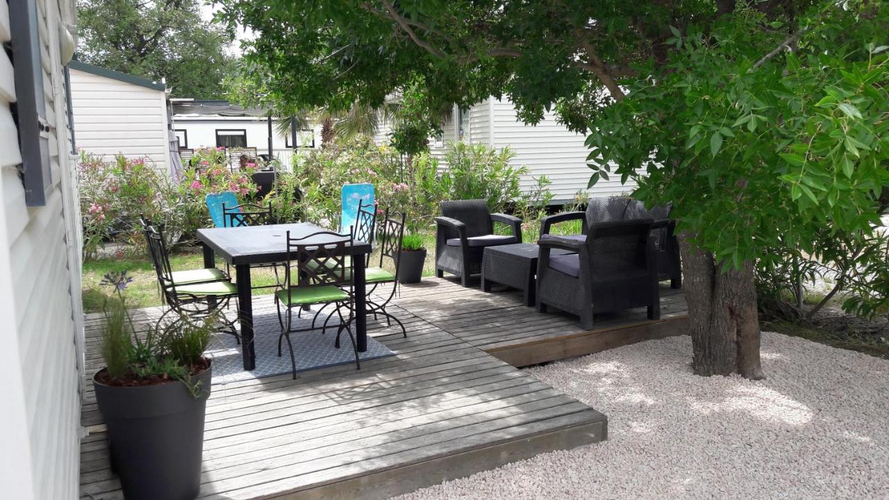 Mobil home récent clim 3ch Camping3* piscine Argelès-sur-Mer Extérieur photo